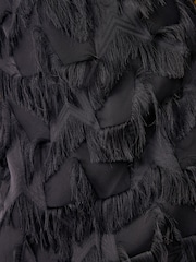 Love & Roses Black Star Fringe Mini Dress - Image 6 of 6