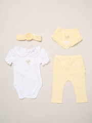Žuto - Rock a bye baby boutique Set Baby Outfit 4 Pieces - Slika 1 od 6