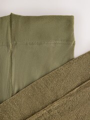 Olive Green Sparkle Tights - Image 2 of 3
