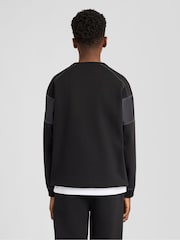 Lyle & Scott Black Panel Crew Neck Sweatshirt - Image 2 of 6
