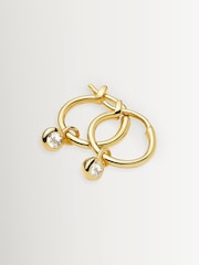 Missoma Gold Tone Tennis Earrings - Image 4 of 4
