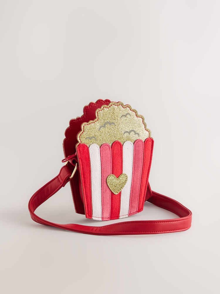 Red Popcorn Novelty Bag - Image 1 of 5 Red Popcorn Novelty Bag - Image 1 of 5