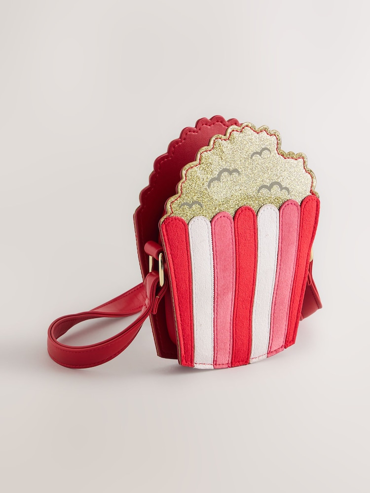 Red Popcorn Novelty Bag - Image 2 of 5 Red Popcorn Novelty Bag - Image 2 of 5