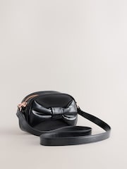 Black Bow Cross Body Bag - Image 1 of 5