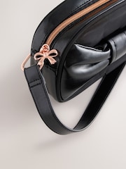Black Bow Cross Body Bag - Image 4 of 5