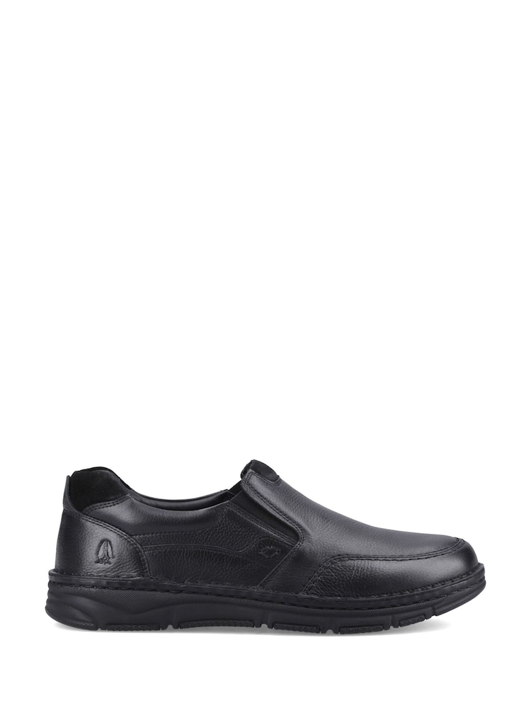 Hush Puppies Black Franco Slip on Shoes - Image 1 of 5 Hush Puppies Black Franco Slip on Shoes - Image 1 of 5