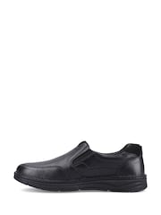 Hush Puppies Black Franco Slip on Shoes - Image 4 of 5