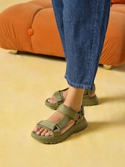 Hush Puppies Green Kendra Sandals - Image 1 of 3