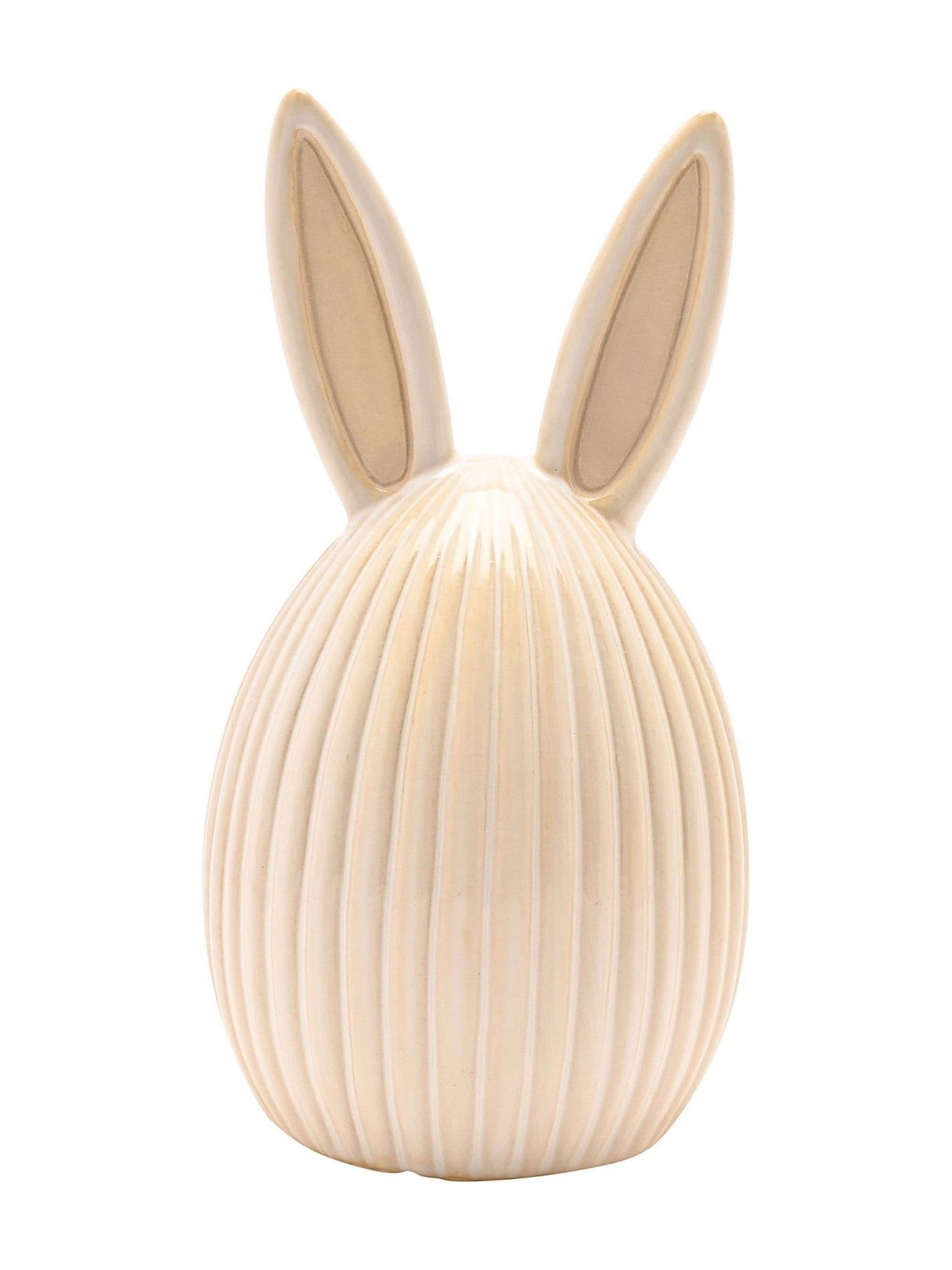 Eggs-Traordinary Gift Co Unisex Pink Widdop Easter Egg With Bunny Ears Ornament 16Cm - Image 1