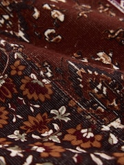 Red/Brown Tapestry Denim Mini Skirt - Image 2 of 3