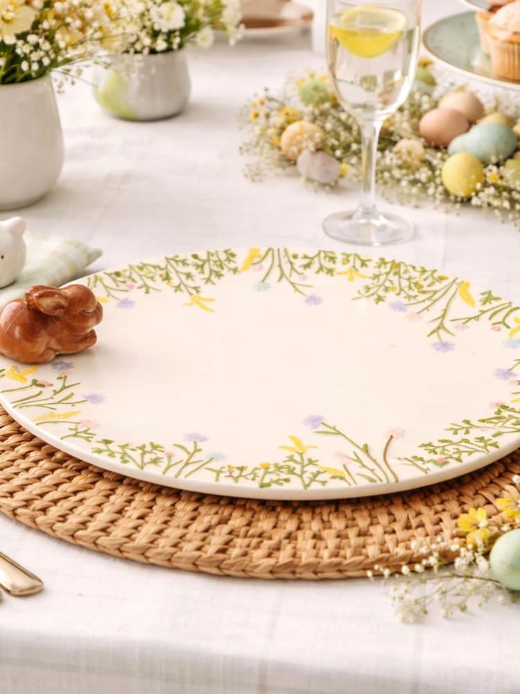 Widdop White Serving Plate - Image 1 of 4