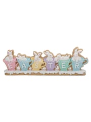 Widdop Multicoloured Easter Bunnies Mantle Plaque - Image 2 of 5
