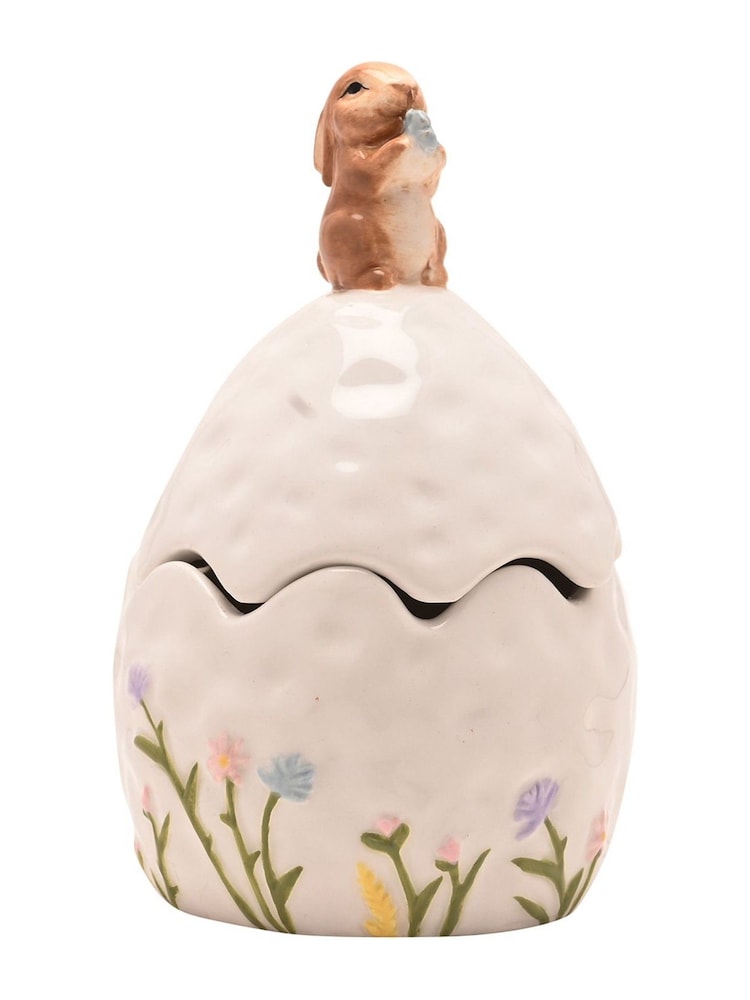 Widdop Cream Bunny On Egg Trinket Box - Image 2 of 5 Widdop Cream Bunny On Egg Trinket Box - Image 2 of 5