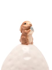 Widdop Cream Bunny On Egg Trinket Box - Image 5 of 5