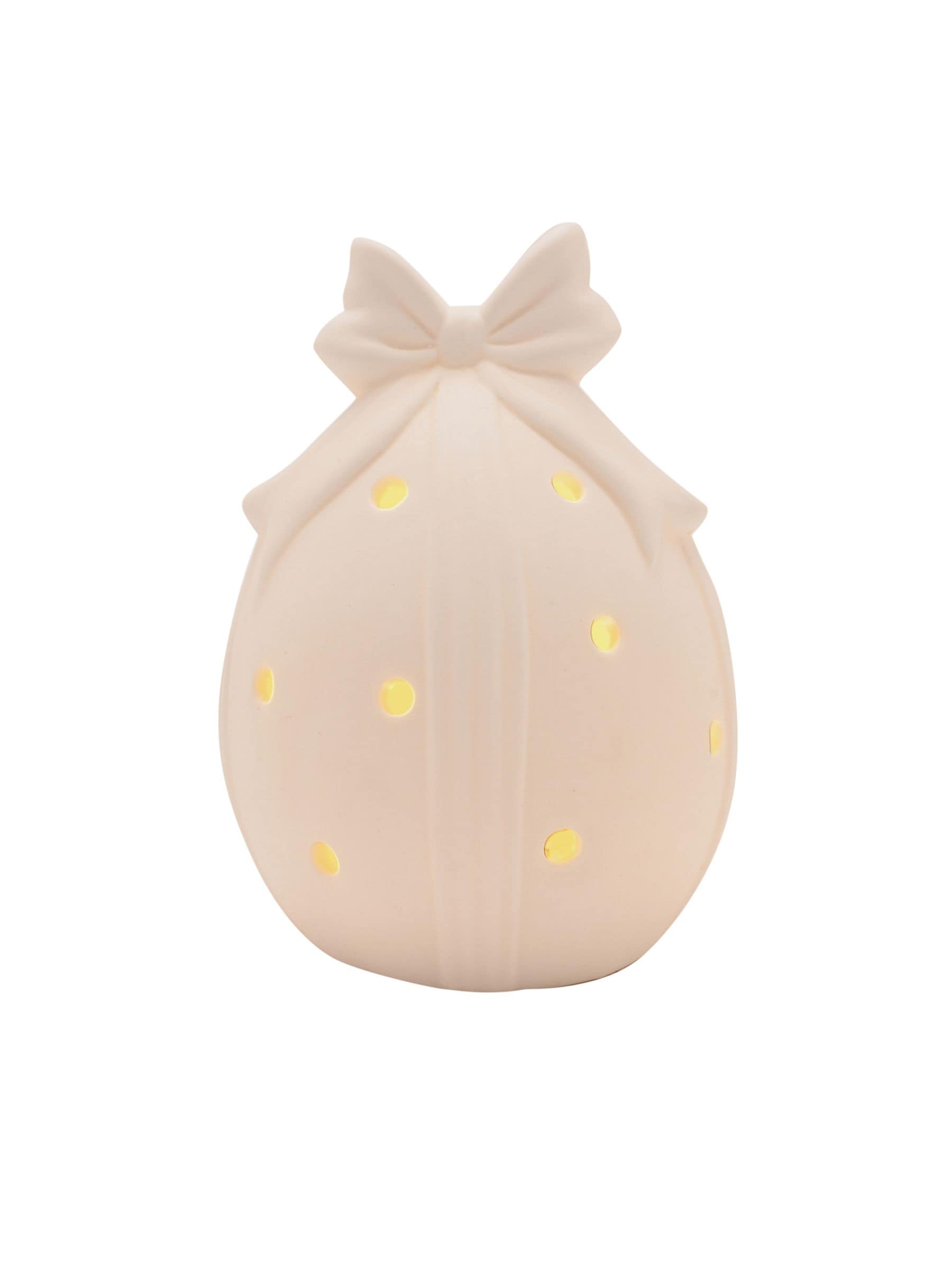 Eggs-Traordinary Gift Co Unisex Off-White Led Egg Ornament Medium In - Image 3