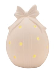 Widdop White LED Egg Ornament Medium - Image 2 of 5
