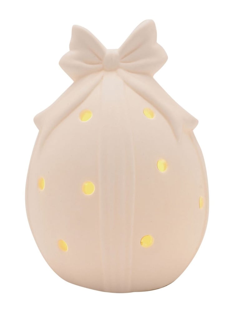 Widdop White LED Egg Ornament Medium - Image 2 of 5