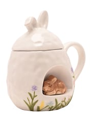 Widdop Cream 3D Bunny Mug With Lid - Image 3 of 6
