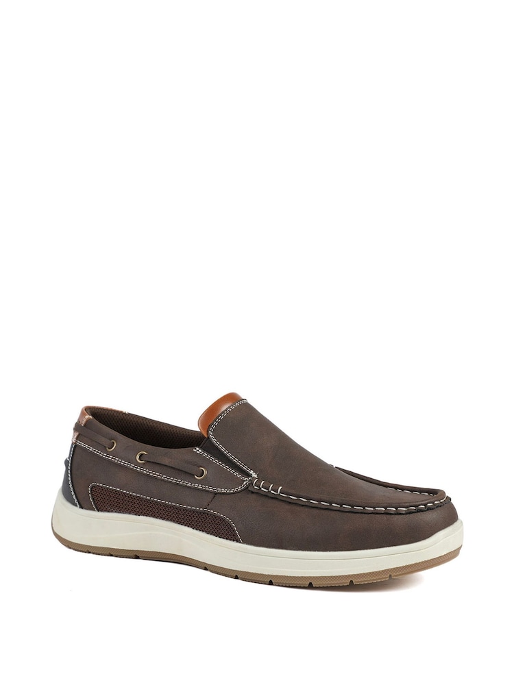 חום - Pavers Wide Fit Slip On Casual Shoes - תמונה 2 מתוך 5 חום - Pavers Wide Fit Slip On Casual Shoes - תמונה 2 מתוך 5
