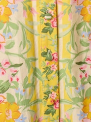 Adrianna Papell Yellow Printed Cotton Dress - Image 6 of 6