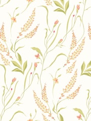 Hoopla Walls Honey  Peach Springtime Meadow 10M Wallpaper - Image 2 of 2