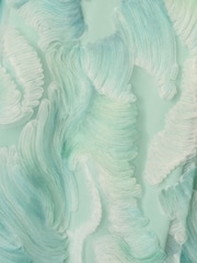 Adrianna Papell Green Soutache Embroidery Mini Dress - Image 6 of 6