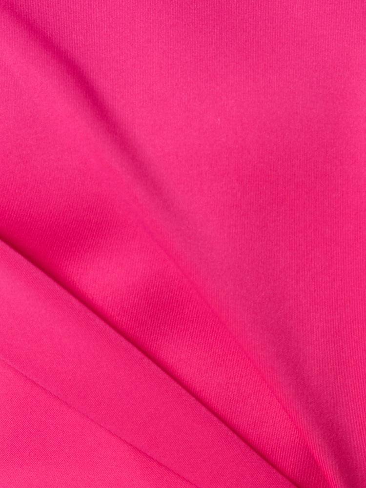 Adrianna Papell Pink Halter Ruffle Dress - Image 6 of 6