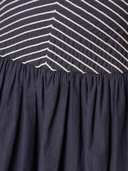 Adrianna Papell Blue Drop Waist Dress - Image 3 of 6