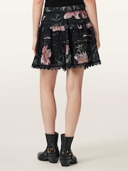 AllSaints Black Zora Skirt - Image 2 of 7
