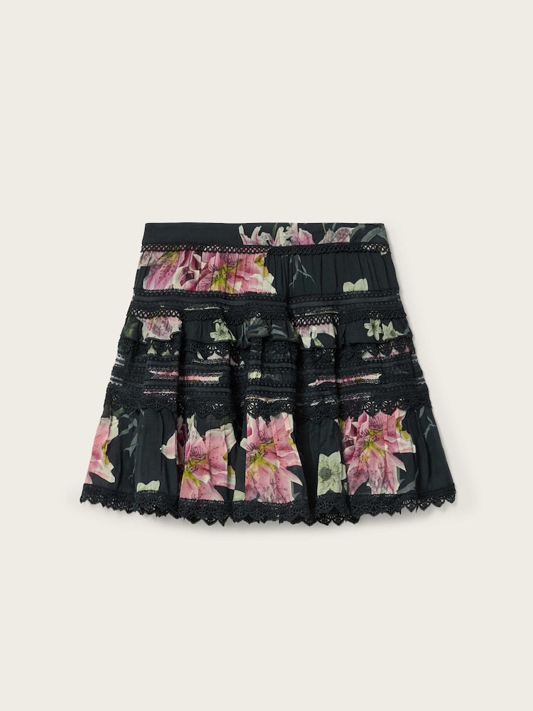 AllSaints Black Zora Skirt - Image 7 of 7 AllSaints Black Zora Skirt - Image 7 of 7