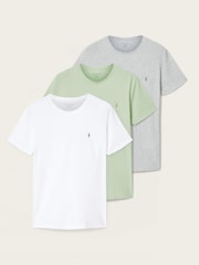 AllSaints Tonic Short Sleeve Crew Neck T-Shirts 3 Pack - תמונה 1 מתוך 7