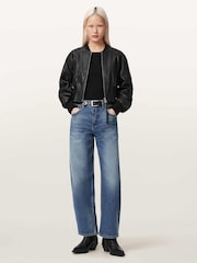 AllSaints Black Suri Bomber Jacket - Image 5 of 6