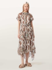 AllSaints Pink Lamaia Dress - Image 1 of 5