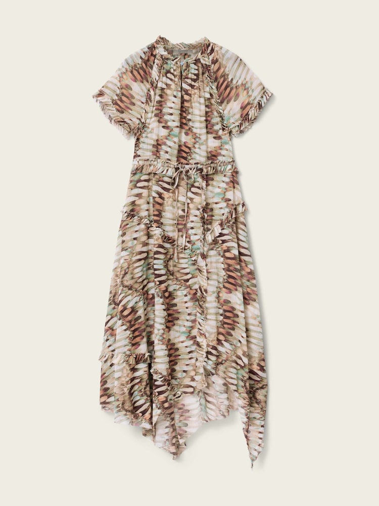 AllSaints Pink Lamaia Dress - Image 5 of 5