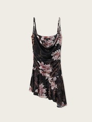 AllSaints Bea Mesh Mini Dress - Image 5 of 5