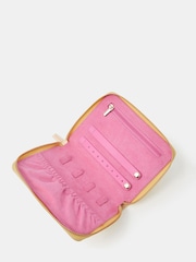 Accessorize Yellow Summer Print Jewellery Travel Wallet - Image 2 of 2