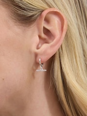 Accessorize Sterling Silver-Plated T-Bar Hoop Earrings 4-Pack - Bild 2 von 2