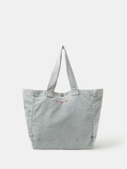 Accessorize Brunch Club Denim Shopper Bag - Imaginea 1 din 3