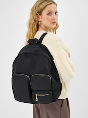 Accessorize Multi-Pocket Nylon Backpack - Image 3 of 3