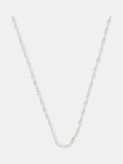 Accessorize Silver Sterling Silver Twisted Chain Necklace - Image 1 of 2