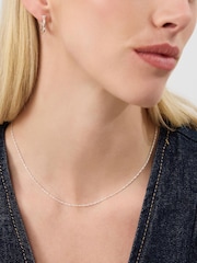 Accessorize Silver Sterling Silver Twisted Chain Necklace - Image 2 of 2