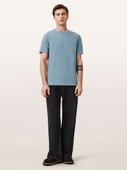 AllSaints Blue Brace Short Sleeve Crew Neck T-Shirt - Image 2 of 6