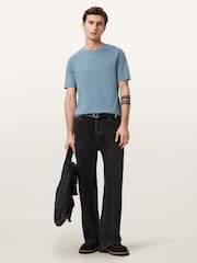 AllSaints Blue Brace Short Sleeve Crew Neck T-Shirt - Image 5 of 6