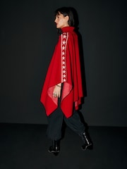 Pulang Bituin - Rockett St George Knitted Poncho - Larawan 3 ng 4