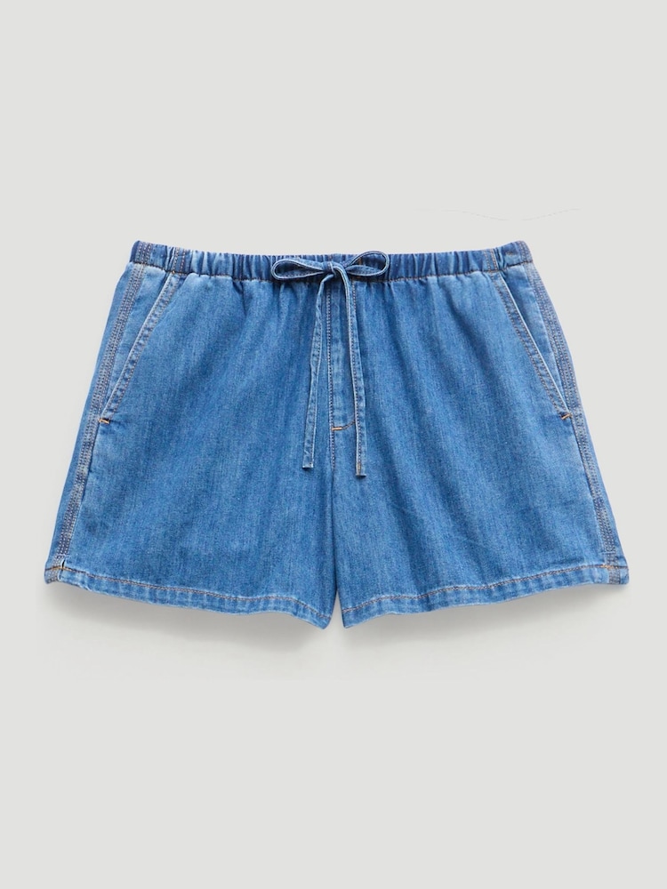 Hellblau - Hush Betty Denim Pull On Shorts - Bild 1 von 1