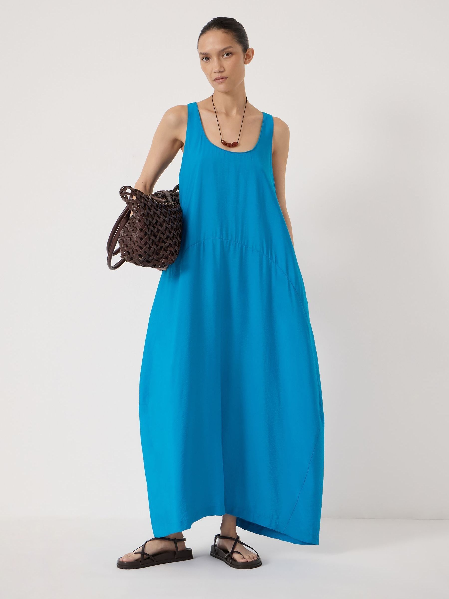 Buy Hush Blue Liddie Air Flow Barrel Tank Dress from Next USA