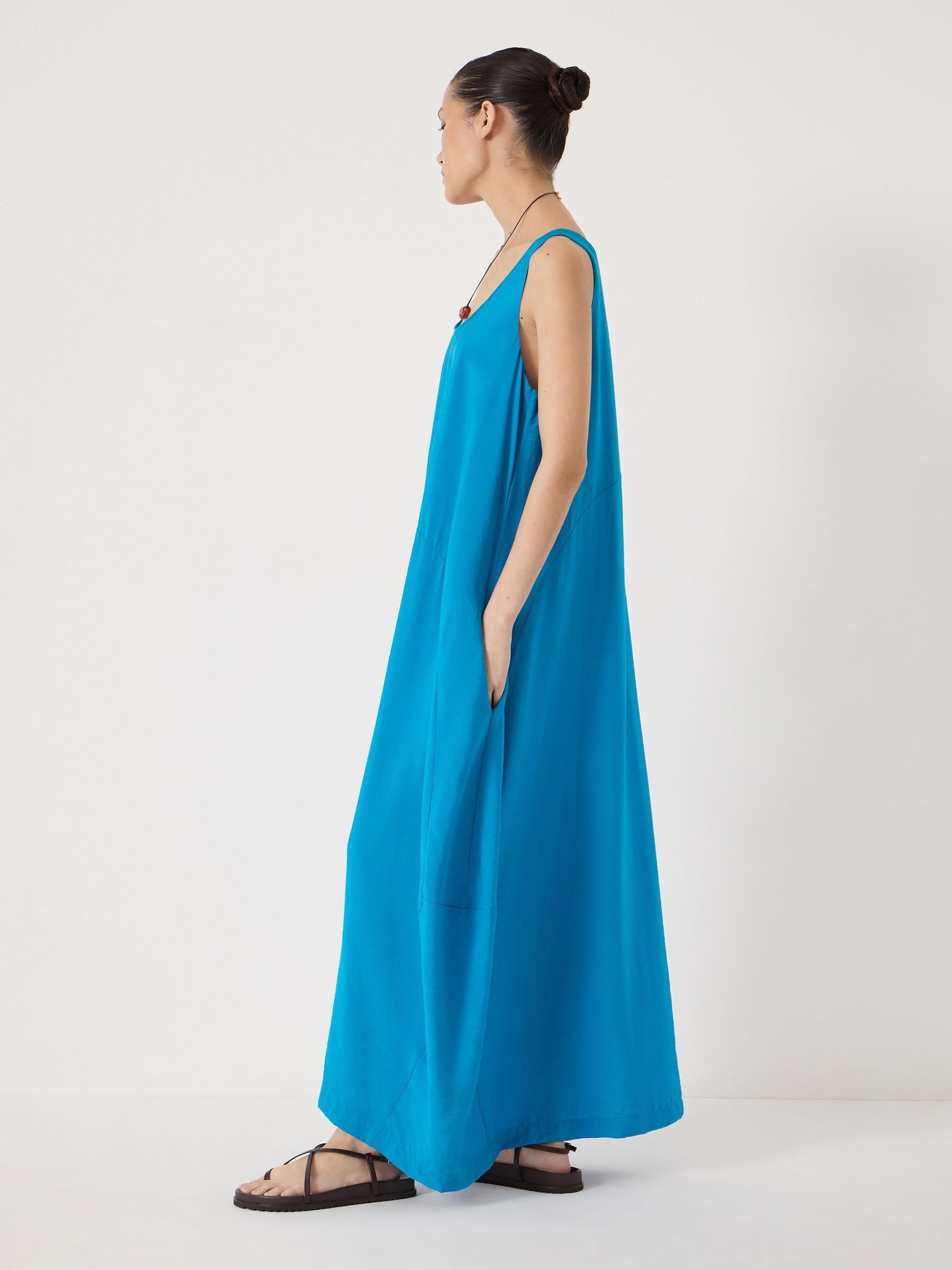Buy Hush Blue Liddie Air Flow Barrel Tank Dress from Next USA