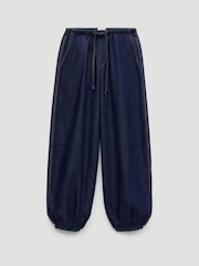 Hush Indigo Blue Billie Bubble Hem Jeans - Image 5 of 5