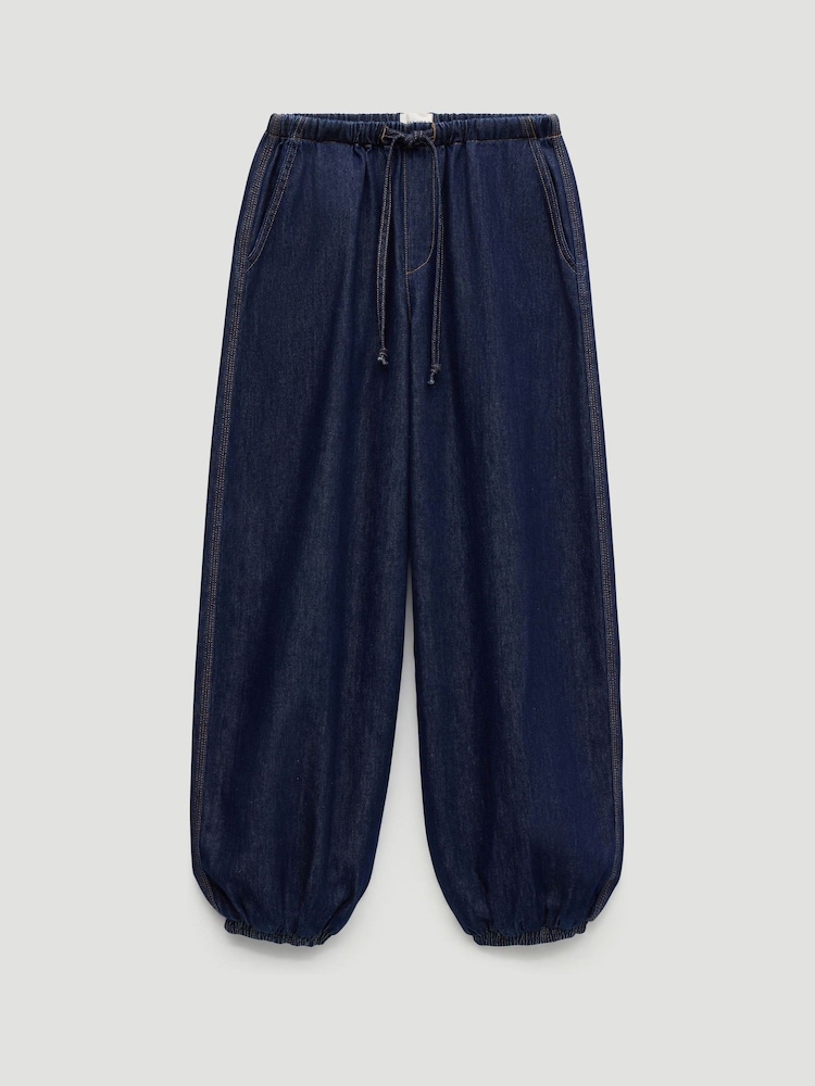 Hush Indigo Blue Billie Bubble Hem Jeans - Image 5 of 5