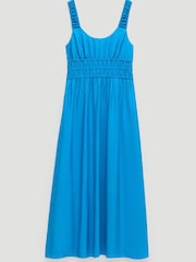 Hush Blue Air Flow Gathered Straps Midi Dress - Image 5 of 5